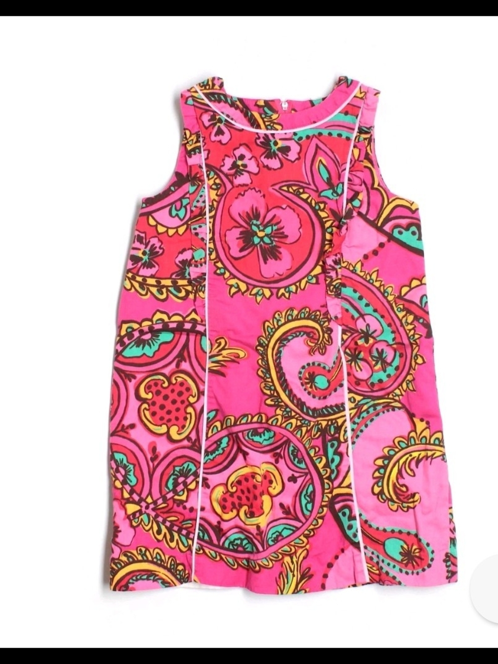 Lilly Pulitzer Follow The Pink Road Paisley Shift Dress - Sz 10